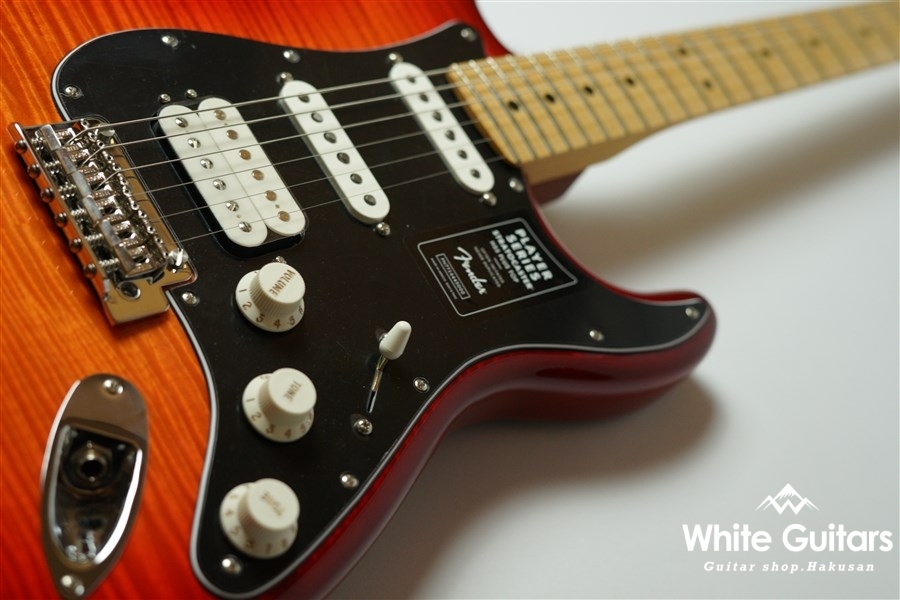 Fender Player Stratocaster HSS Plus Top - ACB | White Guitars 